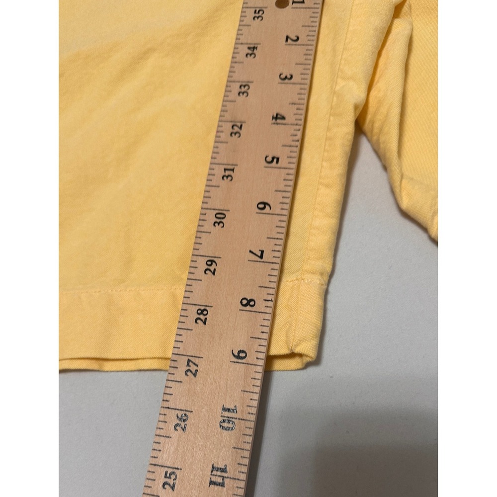Polo Ralph Lauren Mens Classic Fit Chino Shorts Yellow Size 40 Cotton 9 Inseam - Picture 8 of 8